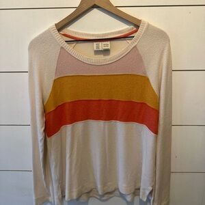 Colorful Striped Women's Top